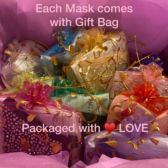 🎉HP🎉✨Crystal BLING ✨Face Masks - Picture 3 of 15